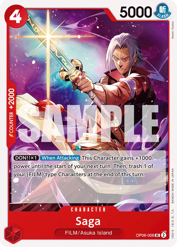 Saga OP06-006 – One Piece Card Game Character
