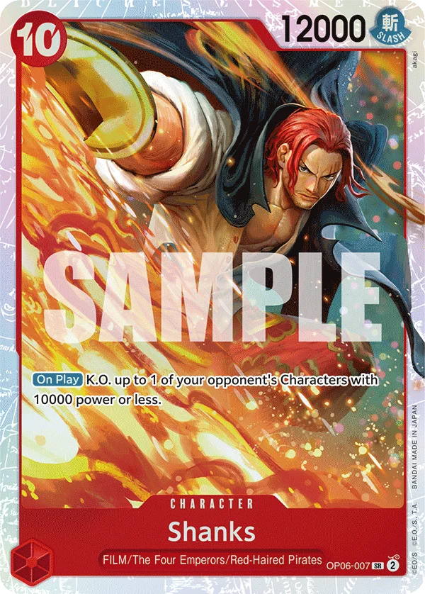 Shanks OP06-007 – One Piece Card Game Character