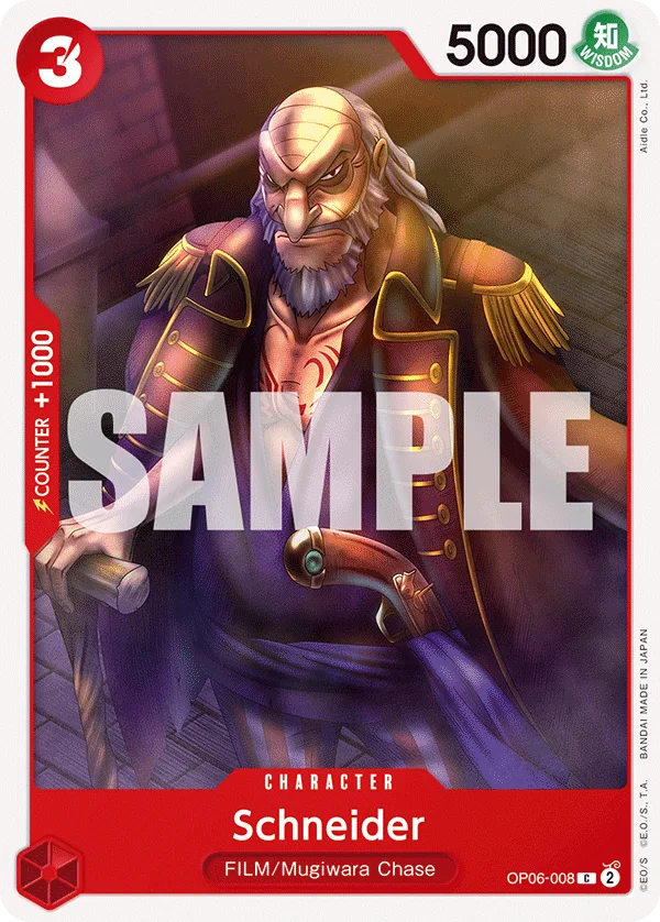 Schneider OP06-008 – One Piece Card Game Character