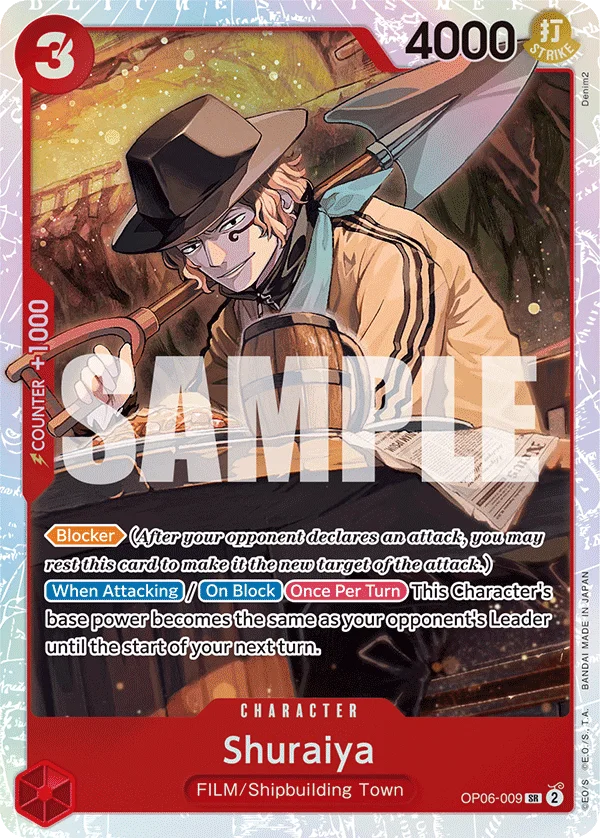 Shuraiya OP06-009 – One Piece Card Game Character