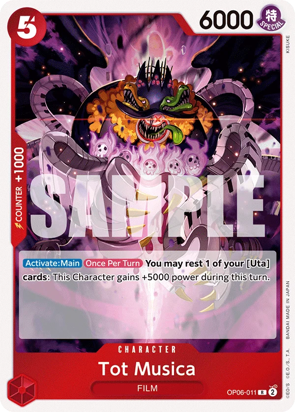 Tot Musica OP06-011 – One Piece Card Game Character