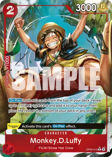 Monkey.D.Luffy OP06-013 (Alternate art)
