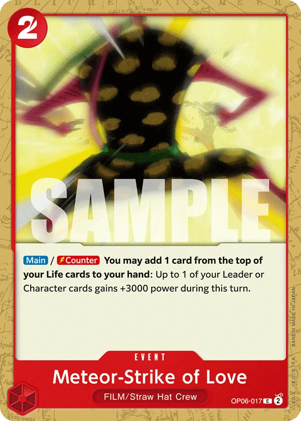 Meteor-Strike of Love OP06-017 – One Piece Card Game Event