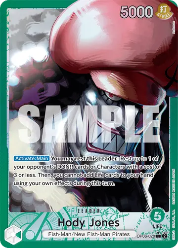 Hody Jones OP06-020 (Alternate art)