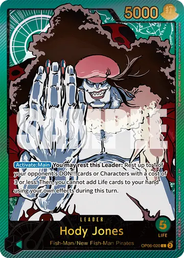 Hody Jones OP06-020 (Alternate art)