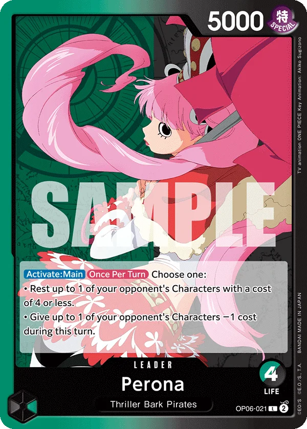 Perona OP06-021 – One Piece Card Game Leader