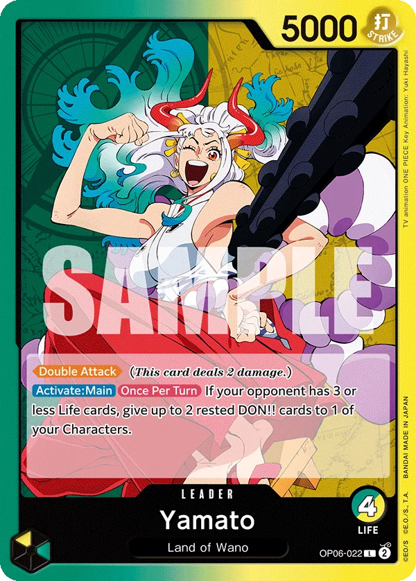 Yamato OP06-022 – One Piece Card Game Leader
