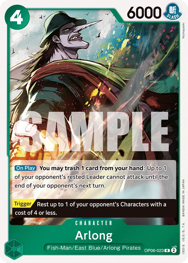 Arlong OP06-023 – One Piece Card Game Character