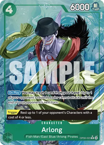 Arlong OP06-023 (Alternate art)