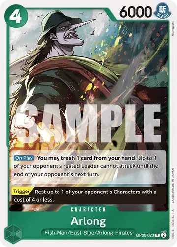 Arlong OP06-023 (Reprint)