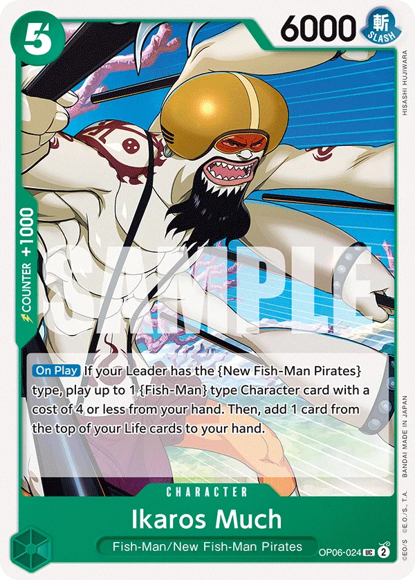 Ikaros Much OP06-024 – One Piece Card Game Character