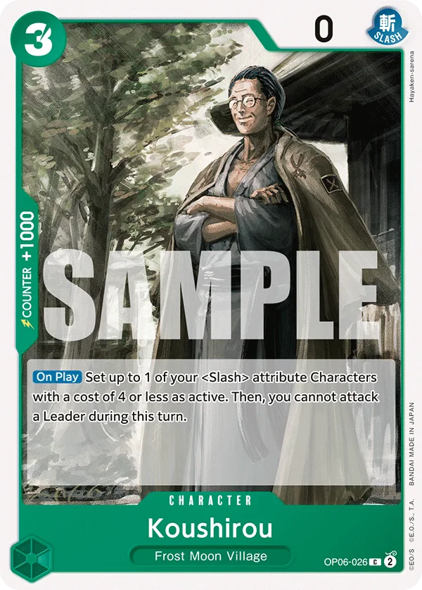 Koushirou OP06-026 – One Piece Card Game Character