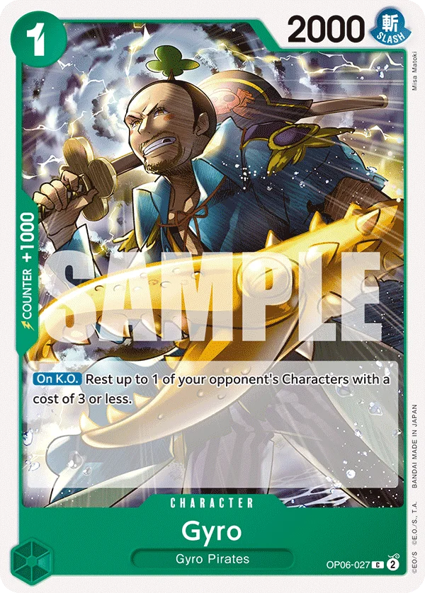 Gyro OP06-027 – One Piece Card Game Character