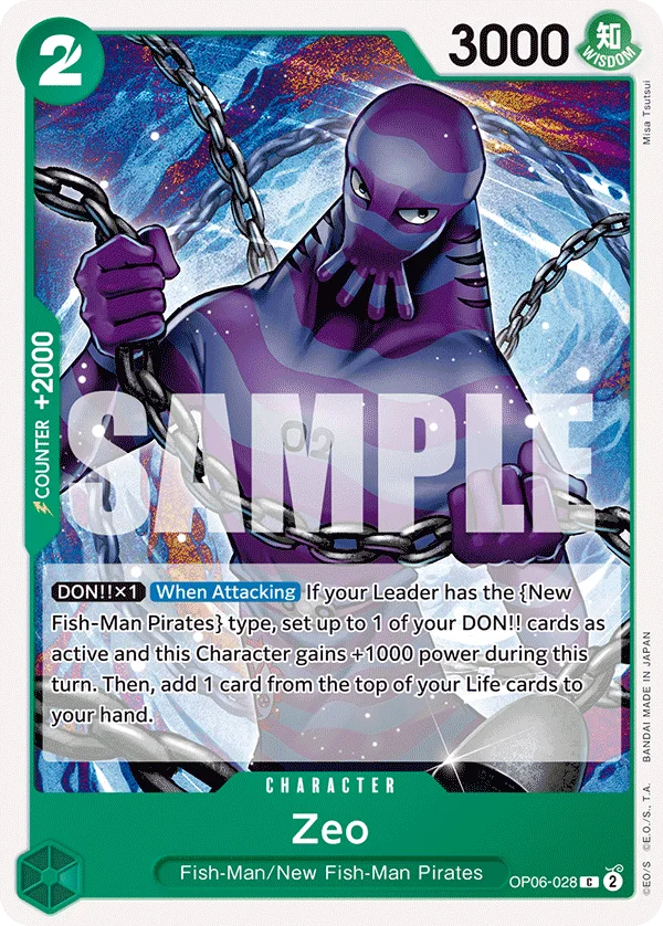Zeo OP06-028 – One Piece Card Game Character