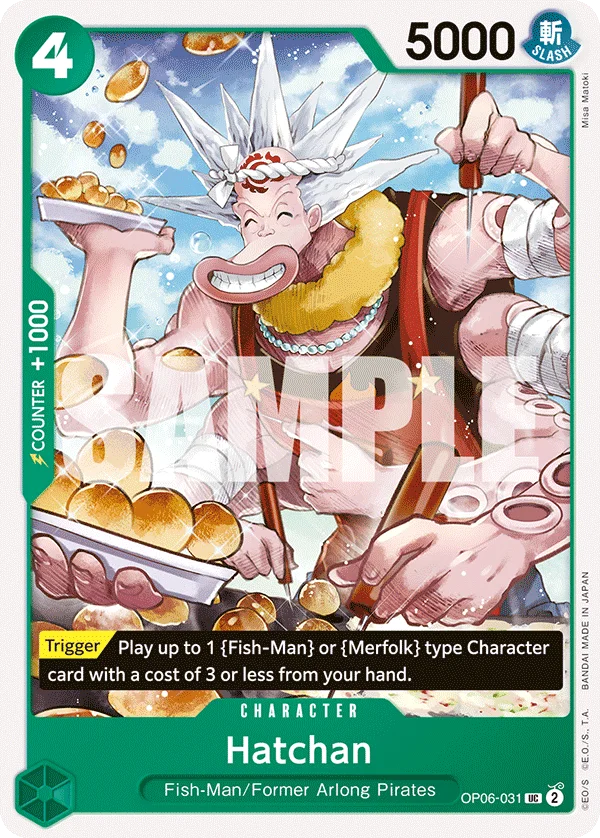 Hatchan OP06-031 – One Piece Card Game Character