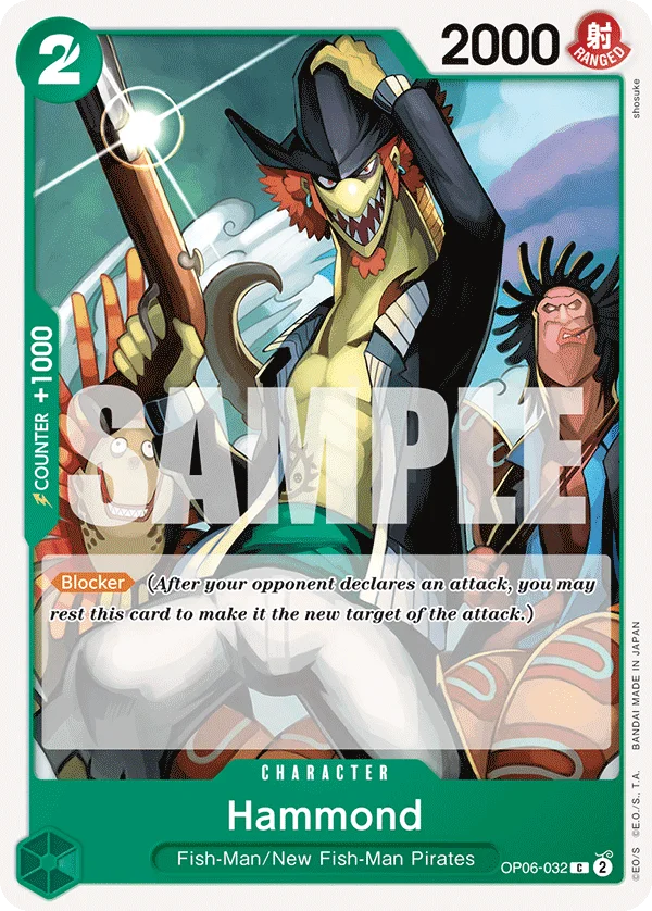Hammond OP06-032 – One Piece Card Game Character