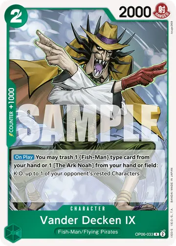 Vander Decken IX OP06-033
