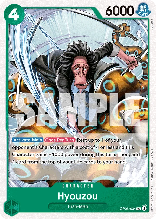 Hyouzou OP06-034 – One Piece Card Game Character
