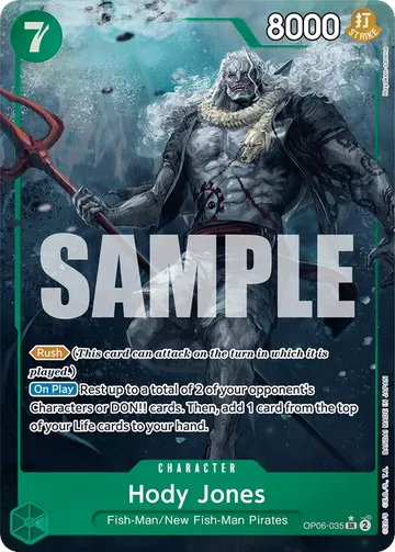 Hody Jones OP06-035 (Alternate art)