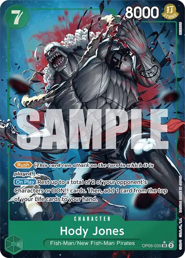 Hody Jones OP06-035 (Alternate art)