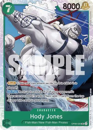 Hody Jones OP06-035 (Reprint)