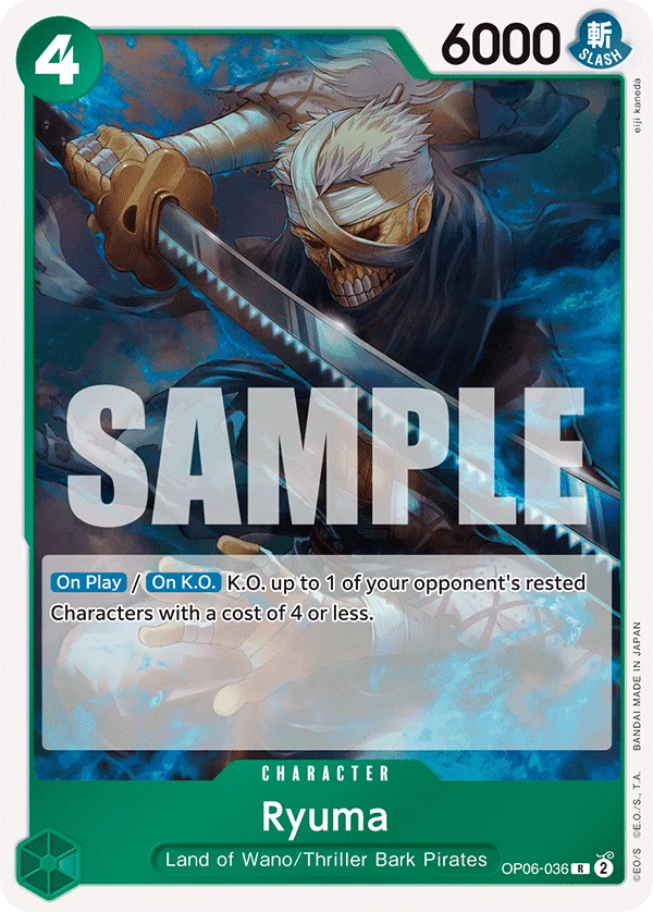 Ryuma OP06-036 – One Piece Card Game Character