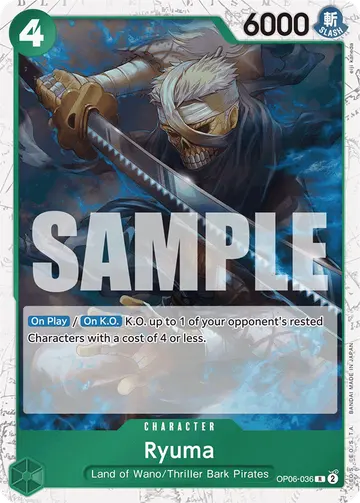 Ryuma OP06-036 (Alternate art)