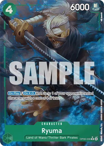 Ryuma OP06-036 (Alternate art)