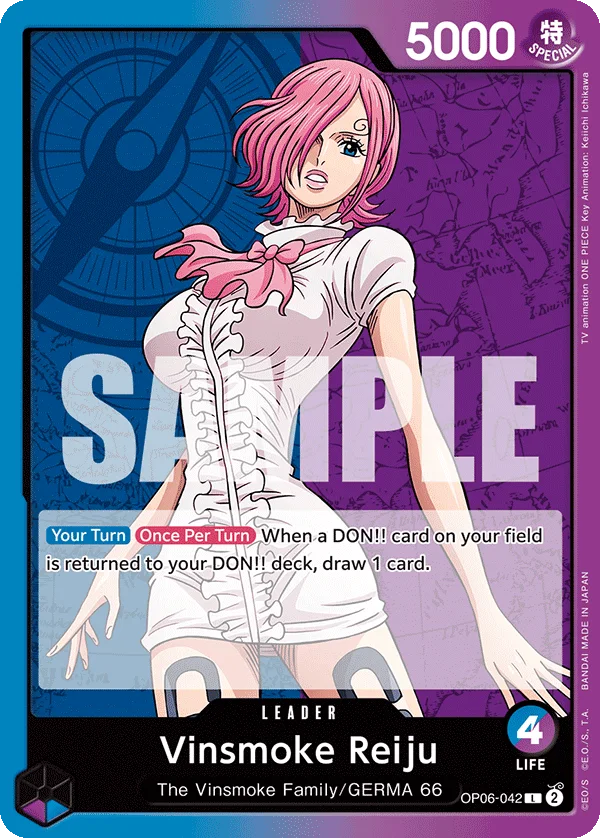 Vinsmoke Reiju OP06-042 – One Piece Card Game Leader