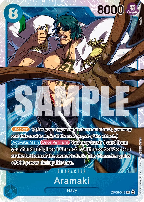 Aramaki OP06-043 – One Piece Card Game Character