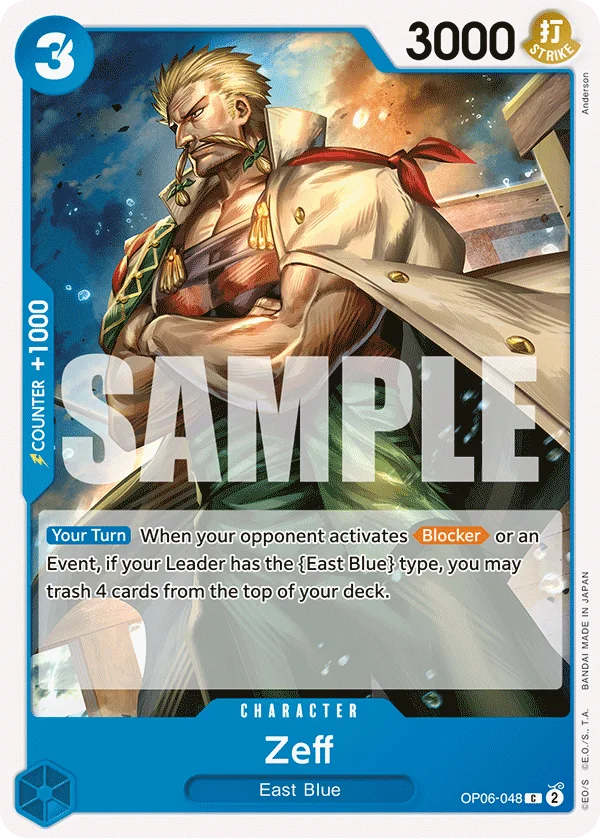 Zeff OP06-048 – One Piece Card Game Character
