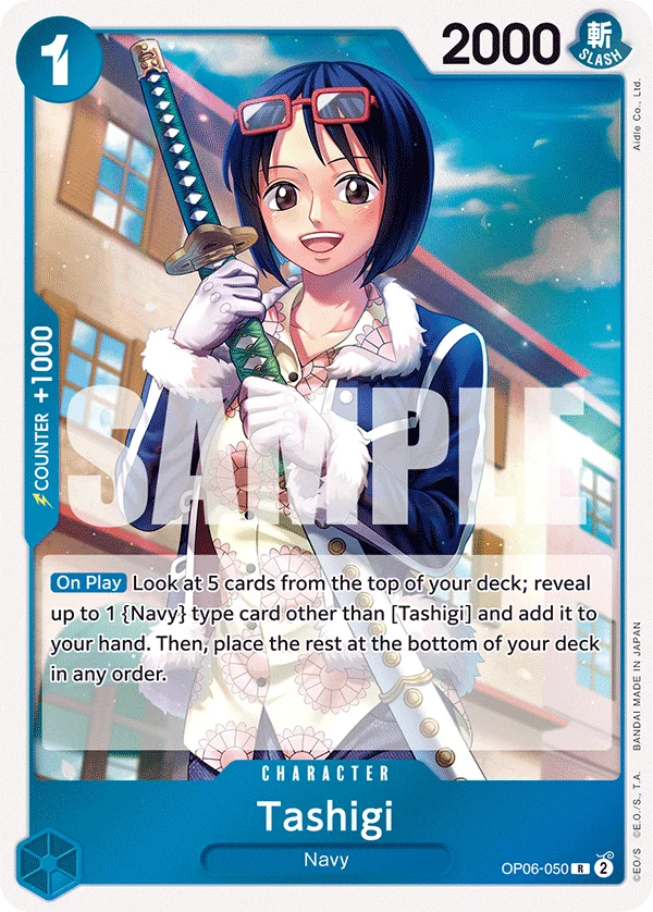 Tashigi OP06-050 – One Piece Card Game Character