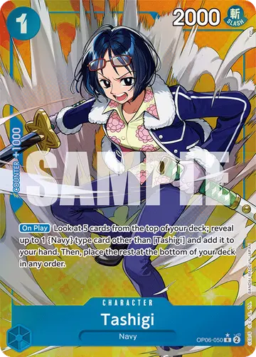 Tashigi OP06-050 (Alternate art)