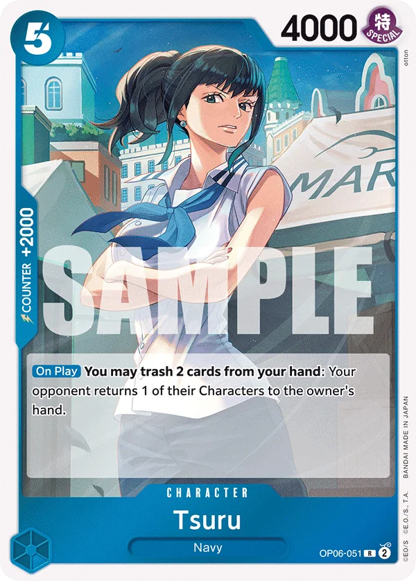 Tsuru OP06-051 – One Piece Card Game Character