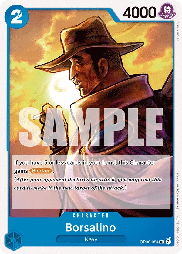 Borsalino OP06-054 – One Piece Card Game Character