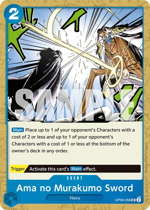 Ama no Murakumo Sword OP06-056 – One Piece Card Game Event
