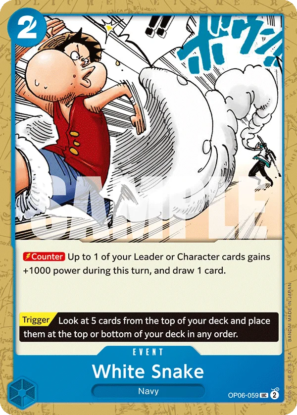 White Snake OP06-059 – One Piece Card Game Event