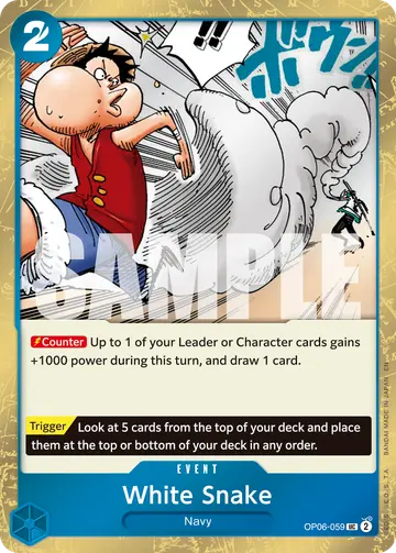 White Snake OP06-059 (Alternate art)