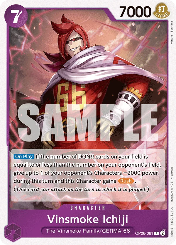 Vinsmoke Ichiji OP06-061 – One Piece Card Game Character