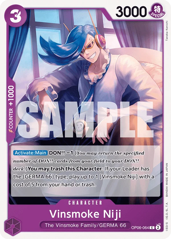 Vinsmoke Niji OP06-064 – One Piece Card Game Character