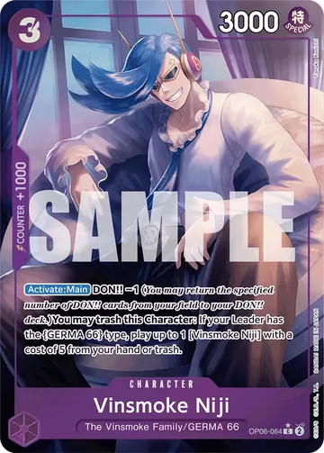 Vinsmoke Niji OP06-064 (Alternate art)