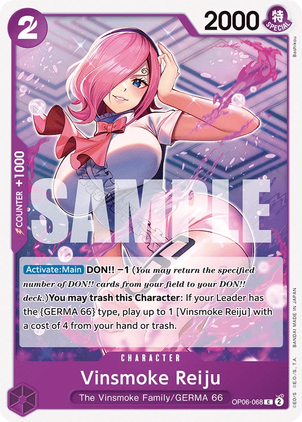Vinsmoke Reiju OP06-068 – One Piece Card Game Character