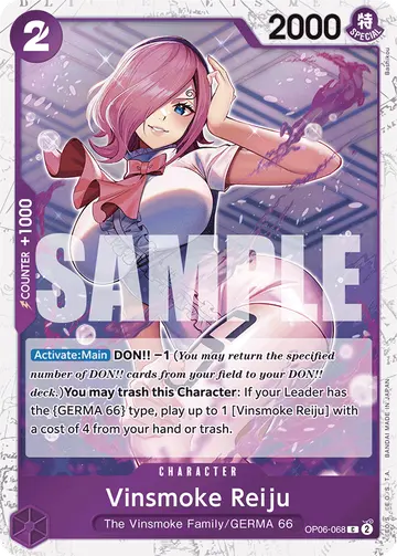 Vinsmoke Reiju OP06-068 (Alternate art)