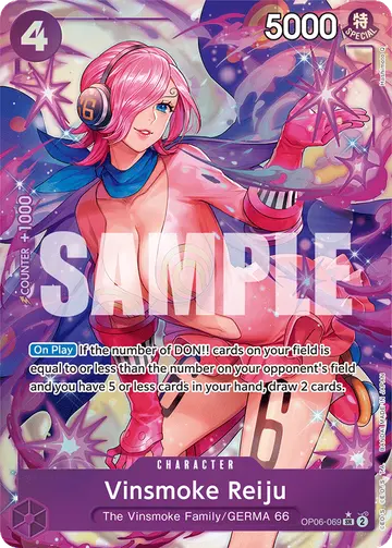 Vinsmoke Reiju OP06-069 (Alternate art)