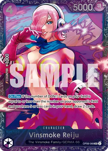 Vinsmoke Reiju OP06-069 (Alternate art)