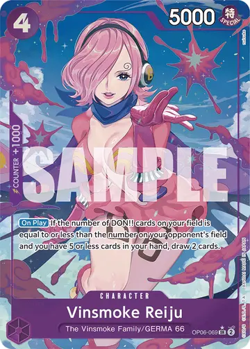 Vinsmoke Reiju OP06-069 (Alternate art)