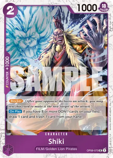 Shiki OP06-073 (Alternate art)