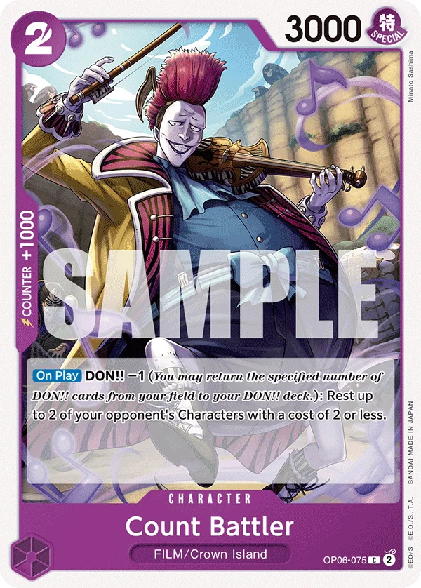 Count Battler OP06-075 – One Piece Card Game Character