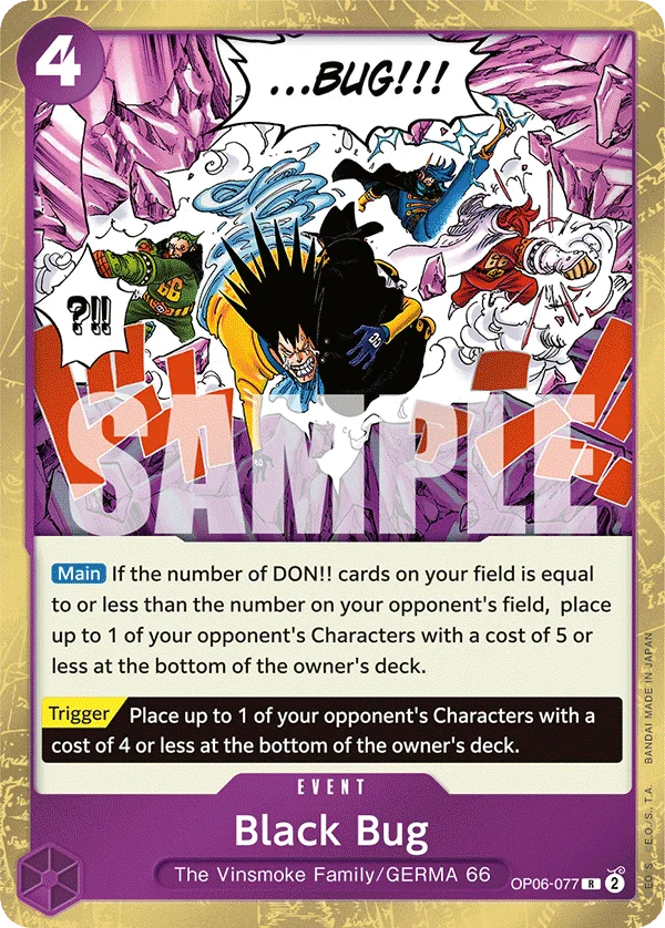 Black Bug OP06-077 – One Piece Card Game Event
