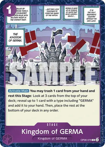 Kingdom of GERMA OP06-079 (Alternate art)